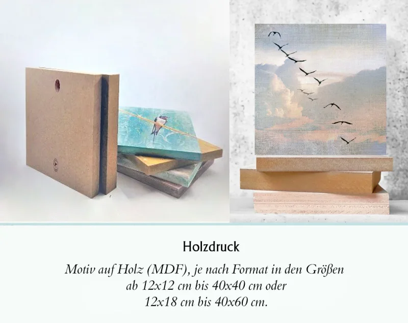 Variante Holzdruck, MDF Platte kaufen