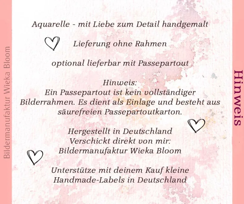 Libelle, Kunstdruck, Miniatur Aquarell minimalistisch