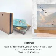 VarianteVariante Holzdruck von Bildermanufaktur Wieka Bloom Kunstdruck Poster von Bildermanufaktur Wieka Bloom