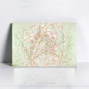 Baumblüte in Pastell, Wandbild Blumen im Shabby Landhausstil. Blumenbild, Wandbild fürs Wohnzimmer als Leinwandbild, Kunstdruck oder Holzdruck.