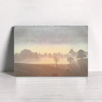 Herbstliche Landschaft – Wandbild im Shabby-Landhausstil