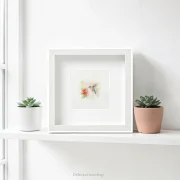 Kolibri, Flügeltiere, Miniatur Aquarell Kunstdruck auf Büttenpapier