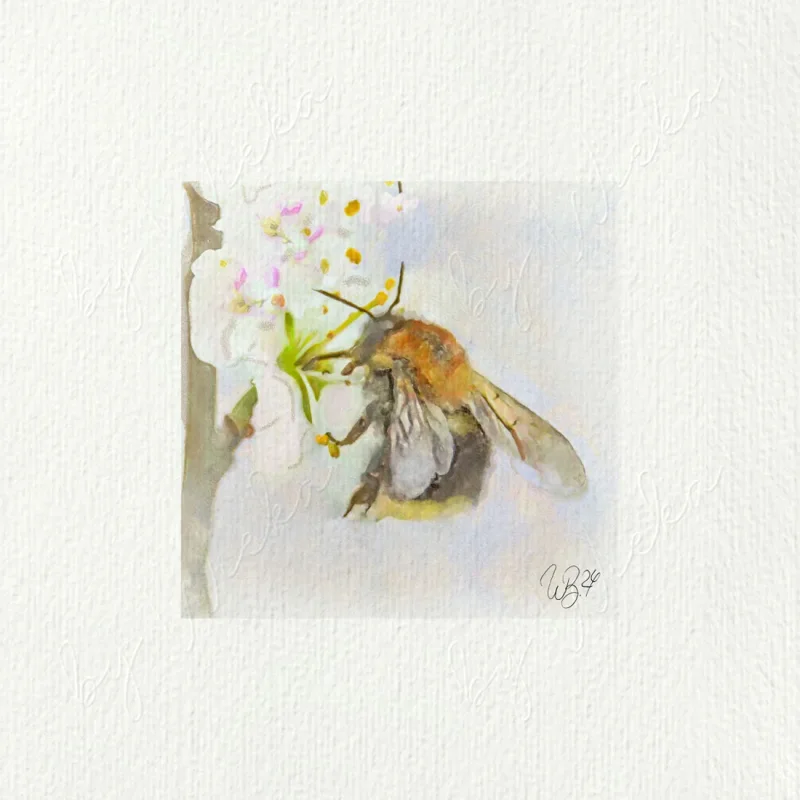 Hummel Miniatur, Kunstdruck nach handgemaltem Aquarell