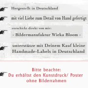Handmade, Hergestellt in von Bildermanufaktur Wieka Bloom