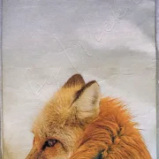 Wandbild Waldtiere - Fuchs im Shabby Chic Vintage Style, Landhausstil Wanddeko günstig kaufen