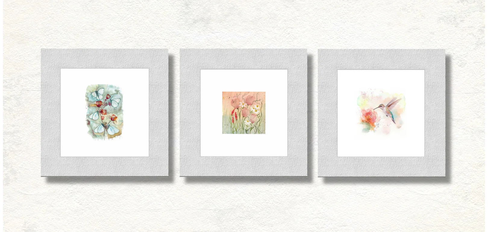 Handgemaltes und Prints, Aquarelle, Acrylbilder, Kunstdrucke