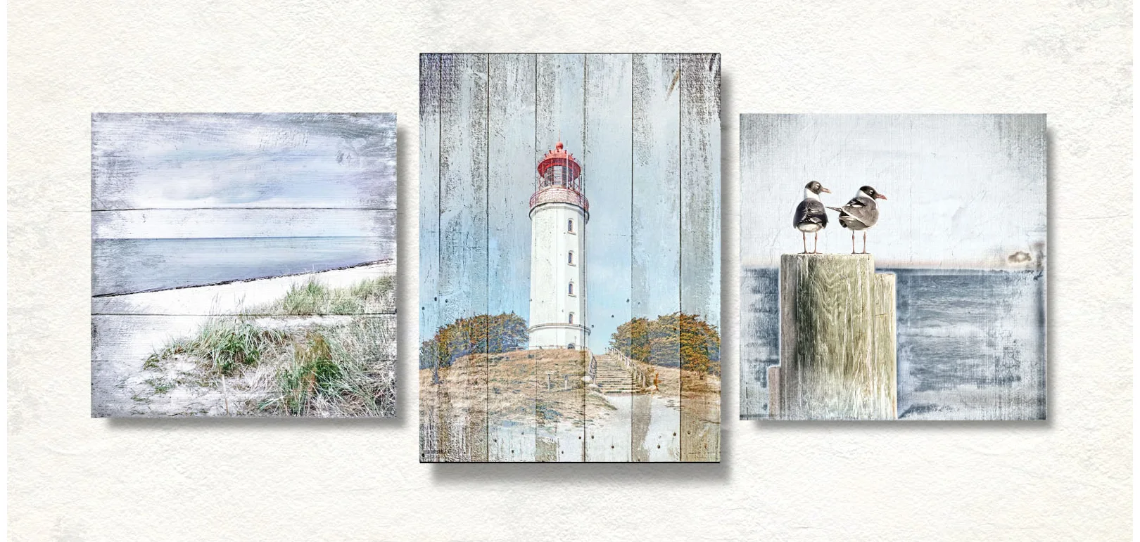 Maritimes, Möwen und Meer